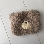  ふわもこくまポーチ☆ポケットティッシュ入れ付き