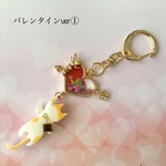 ぶら下がりにゃんこ Valentine①(季節商品)