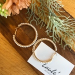 パールリングピアス♡