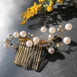 【送料無料】パール髪飾り