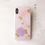 和風 和紙の花まつり iPhone和柄 スマホケース【iPhone/その他対応あり】 