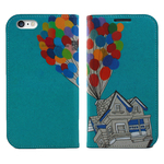 空を飛ぶ家の手帳ケース [iphone6/6plus/5/5s]House in the sky ★スマホーケース