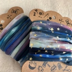 星柄チュールヤーン