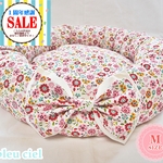 ＳＡＬＥ!!　北欧調花柄のペットベッド　Ａタイプ/ピンク　（Ｍサイズ）