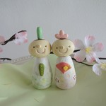 抹茶と桃のちょこっと雛①