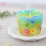 フラワーキャンドル（レモンイエロー）＃1-11