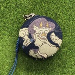 風神雷神のマカロンポーチ☆４ｃｍ
