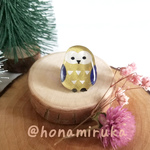 フクロウのピンバッチ