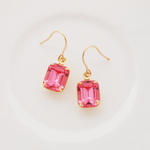 14kgf Rose Vintage Swarovskiピアス