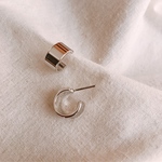 【再販】小さなシルバーフープピアス