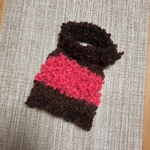 ペット用ネック付き腹巻　ピンク