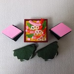 🔴ジョニー様オーダー品🔴ちりめん細工   柏餅、菱餅、ちらし寿司