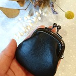 手の中コロリンがま口（鹿革使用）