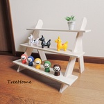 『Dan-Dan　ホワイト』木製　ラダー　無垢材　飾り棚　階段　シェルフ　ディスプレイ棚  イベント什器