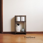 『Iibee-mini　ブラウン』　トイレ収納　トイレラック　収納棚　 棚　 シェルフ 