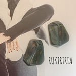RUKIRIRIA #415 グレーストーンピアス  大ぶりピアス 大ぶりイヤリング 