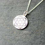 【fleur】sv925 flower of life necklace