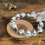 お子さま用 花かんむり ボタニカルホワイト