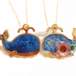 再販】　508-25　花クジラのペンダント
