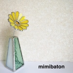 【新作】　mimibaton  ステンドグラスのマーガレット（イエロー）