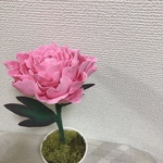 1輪のボタニカルアレンジ＊クレイフラワー