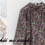 LIBERTY リバティ ♡タックスタンドカラーチュニックワンピ