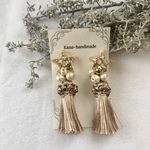 bijou star tassel ピアス　イヤリング　金属アレルギー対応
