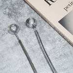 【グレーマーブル】アシンメトリーチェーン