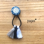 No.26 北欧おめかしタッセルヘアゴム