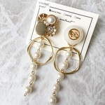 【ピアス】vintage button accessory