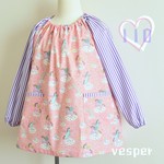 園児スモック［110サイズ］ピンクユニコーン