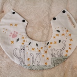 刺し子刺繍 猫と金木犀(専用ページ)