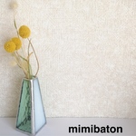 受注制作　【再販】　mimibaton  ステンドグラス♡小さな一輪挿し