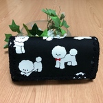 長財布・通帳入　ビションフリーゼ　ブラック
