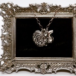 ハーフ＆ハーフ　ブレインハートトップ　カオティックブレインシルバーアクセサリー