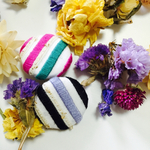 textile broach (stripe)