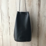 keimam1024さま専用　レザー巾着 ◆ブラック