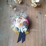natural corsageコサージュドライフラワー