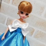 シンプルプリンセスドレス【ライトブルー】