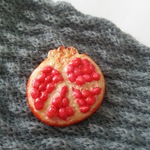 「ざくろ」ブローチ