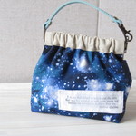 ４０％off 銀河*宇宙*口金バネポーチ⁑デジカメ*ミンネのプラネタリウム2015