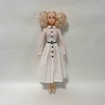 【momoko】白いワンピースとベルトのセット