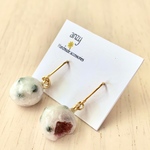 ⌘ ミニチュア 豆大福 ⌘ ピアス