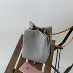 帆布8号ショルダーバッグ縦長 12 グレー