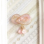 ●cs●揺れる桜の花びら●ヘアゴムorポニーフックorブローチ●