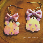 【送料￥０】パンダピアス・イヤリング