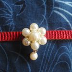 再３販パールの帯留め★三分紐用※注