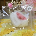 〜22cmサイズ　ファーショール/スナップ留