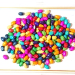 【素材】ウッドビーズ カラフルMIXセット 約260個 