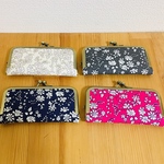 お買得品☆ぺったんこ親子がま口☆リバティ☆カペル☆３色